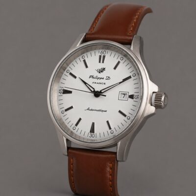 Montre automatique boîtier inoxydable